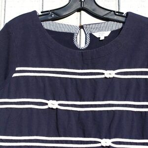Crown & Ivy Nautical Stripe Long Sleeve Top - Size M
